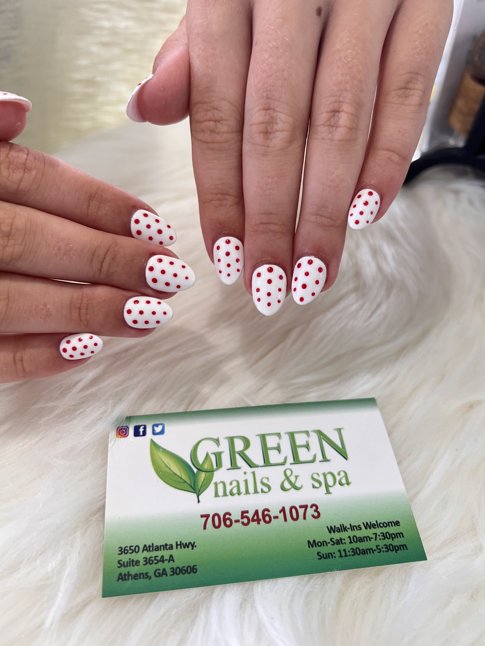 Green Nails & Spa( 10% OFF NEW CLIENTS) nail work in Athens, Georgia